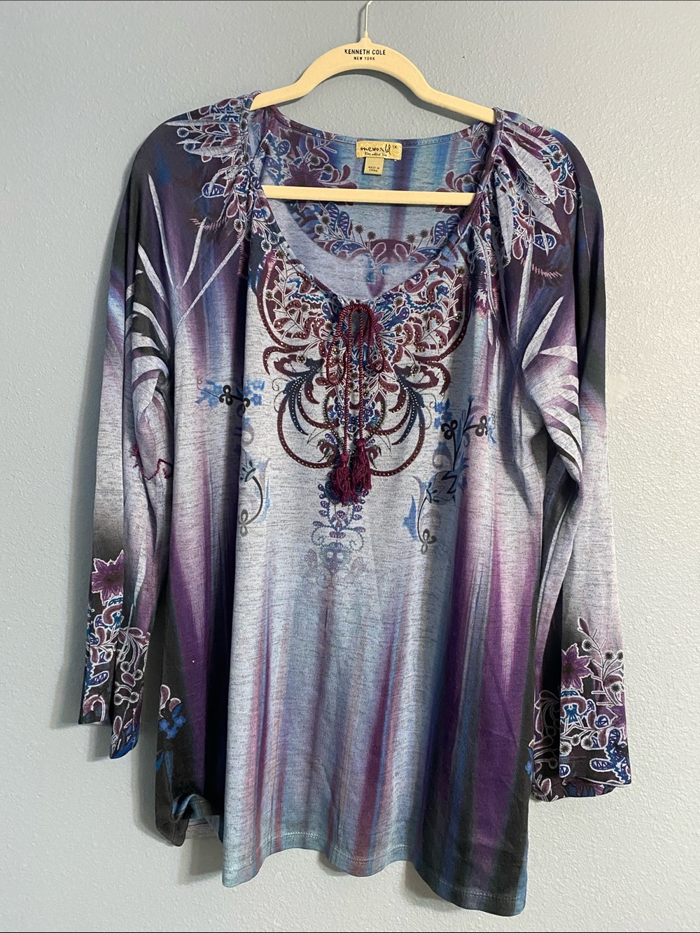 One World Woman’s 3/4 Sleeve Top
